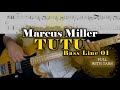 Marcus miller  tutu  bass line 01  full with tabs