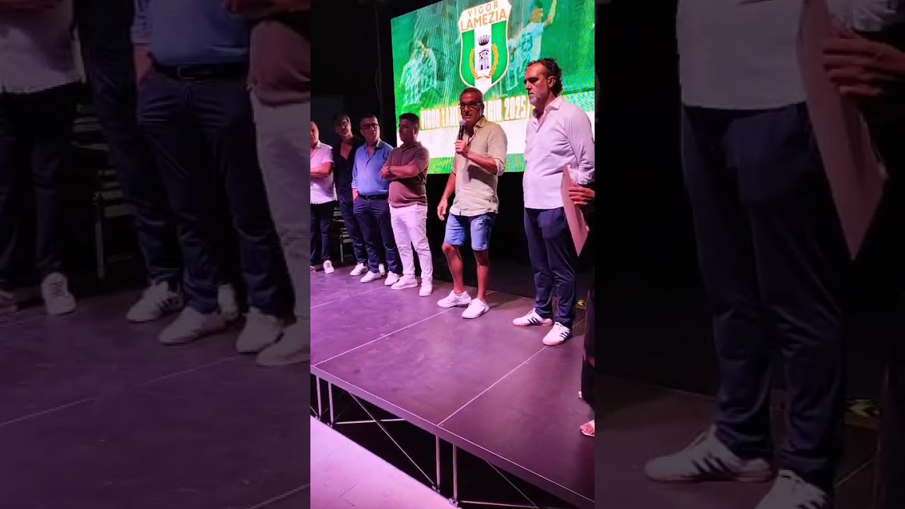 Vigor Lamezia presentazione lungomare