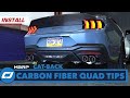 Is this the perfect exhaust for the 2024 mustang mbrp 4 carbon fiber catback exhaust install