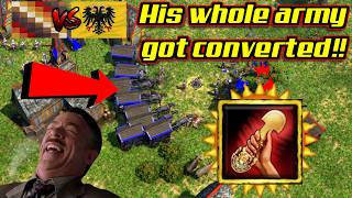 He converted his whole army!!!