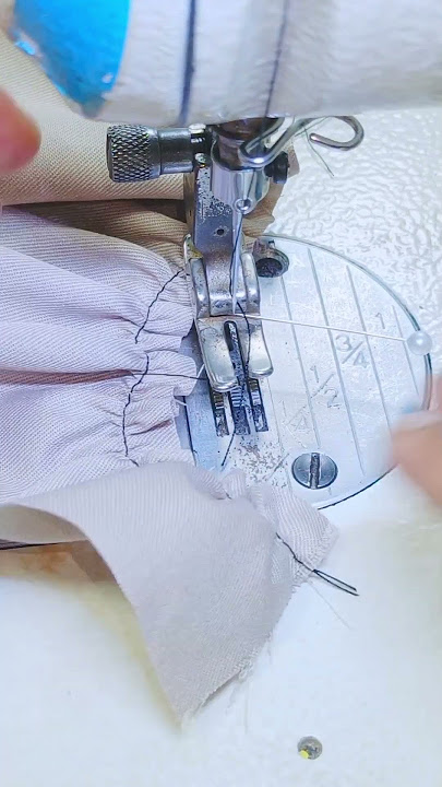 Sew the wrinkles using a needle #sewing #sewingmachine #sewingtutorial