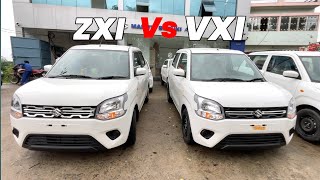 2023 New WagonR VXI vs ZXI 2023 Features & Price Ex Showroom & OnRoad Both 🔥