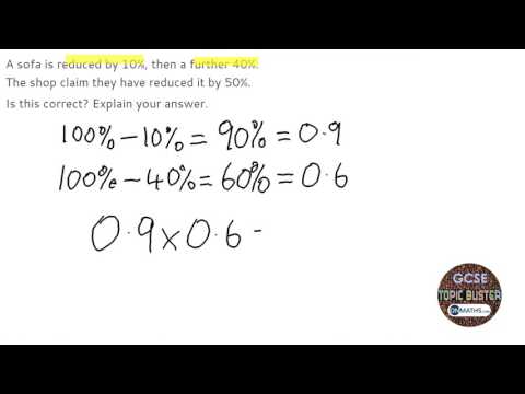 Prop G7 Repeated Percentage Change With No Quantity - OnMaths.com GCSE Maths Revision