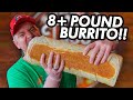 Triple Meat 8lb Jumbo Mexican Burrito Challenge!!