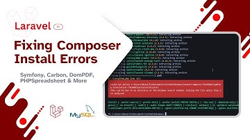 Fixing Composer Install Errors: Symfony, Carbon, DomPDF, PHPSpreadsheet & More