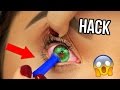 Weird Hack You NEED To Know! Eye Contact Applicator?!