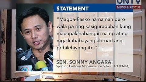 Full benefit of tax-free balikbayan boxes still not enjoyed by OFWs