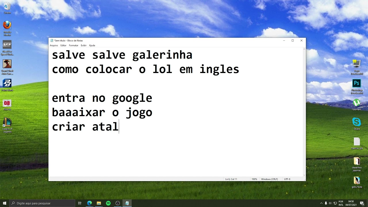 TUTORIAL COMO DEIXAR O LOL EM INGLES YouTube