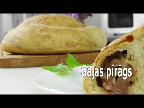 Video: Osetijas Gaļas Pīrāgs