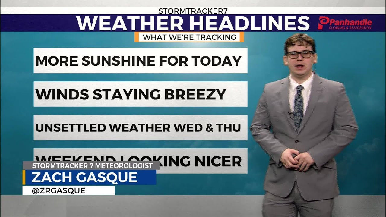 Rain And Snow Showers Possible Tonight - YouTube