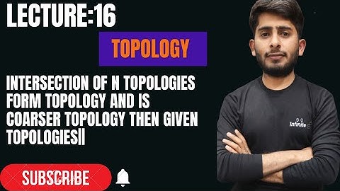 Show That Intersection of n topologies is also a topology||Intersection of topologies||Topology BS||