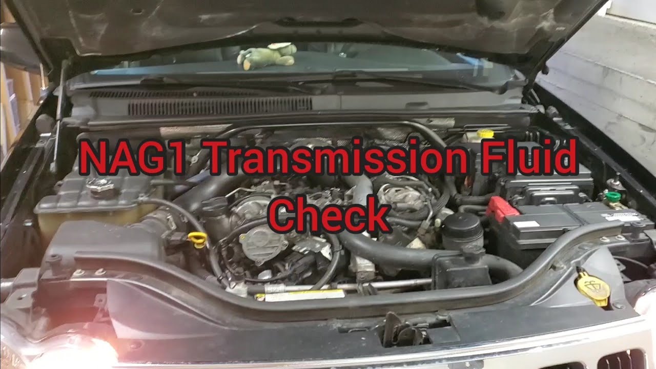 NAG1 Transmission Fluid Check (2008 Jeep Grand Cherokee CRD OM642) - YouTube