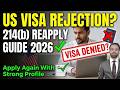US visa rejection 214b reapply | us visa denied reapply | US Visa Refused Again Apply 5 POINTS