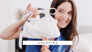 DAY IN MY LIFE VLOG Mansur Gavriel Mini Cloud Clutch Unboxing // VLOG