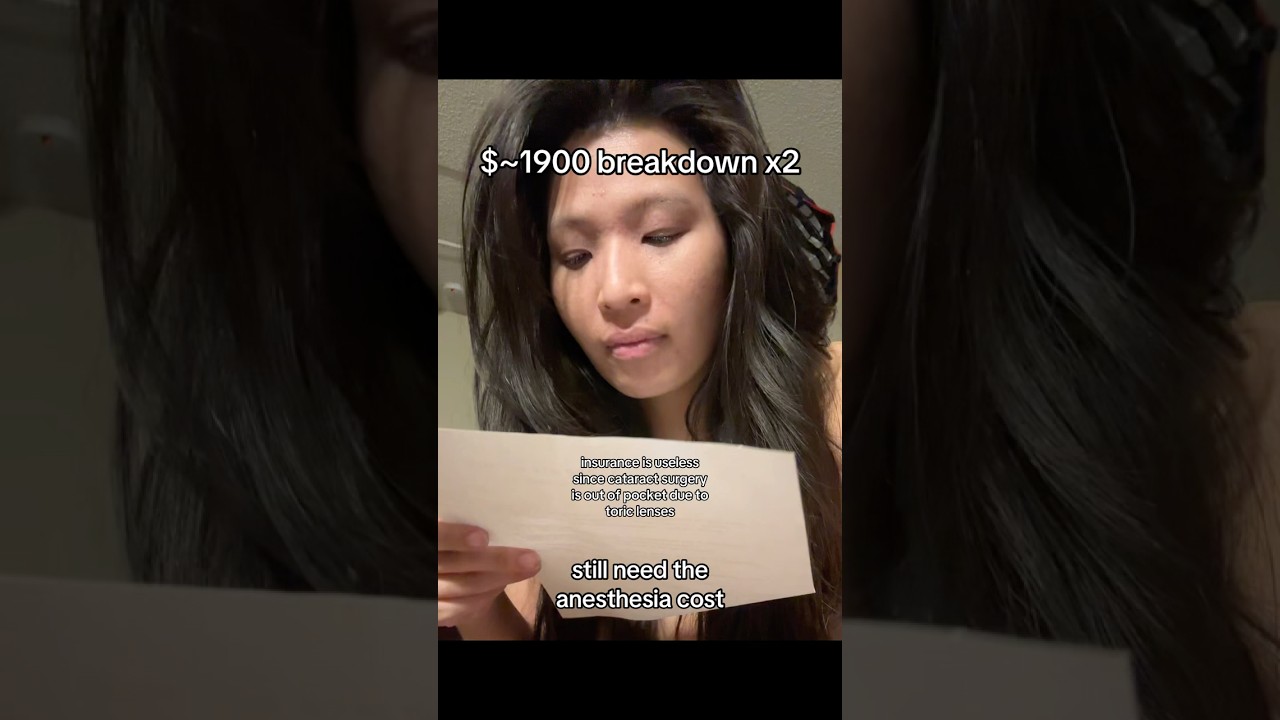 cataract surgery cost - what’s the point of health insurance 😡 