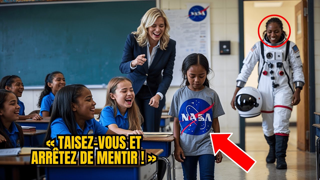 Prof Se Moque D’Une Fille NOIRE Disant Que Sa Mère Travaille À La NASA – Puis Elle ENTRE En Classe