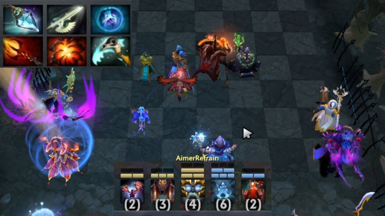 lina bane harpy beautiful control - Dota Auto Chess DAC