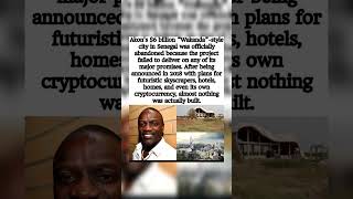 From $6 billion Wakanda style dream to deserted reality #shortfeed #akon #nigeria