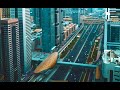 Dubai Metro trip from Mall of the Emirates to Emirates Towers metro station