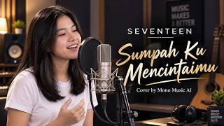 Seventeen - Sumpah Ku Mencintaimu | Cover by Mono Music AI ( Video Musik Lirik )