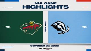 NHL Highlights | Wild vs. Mammoth - October 27, 2026