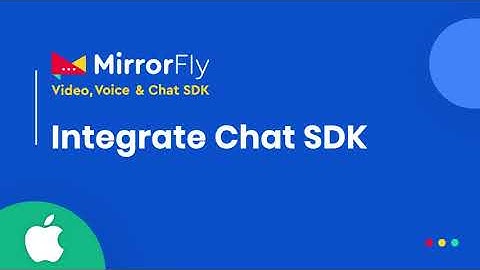 iOS Apps - Integrate Chat SDK Setup