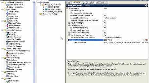 InstallScript - Set an Expiration Date for Setup.exe - InstallShield 2011