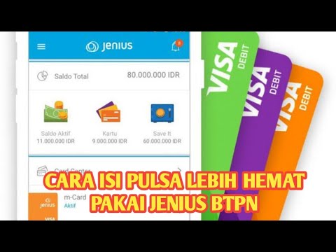 Cara Beli Pulsa dengan Jenius. 