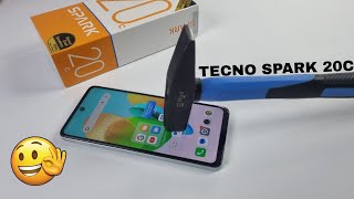 Tecno Spark 20C Screen Scratch Test 🔨🛠️ - Spark 20C Durability Test