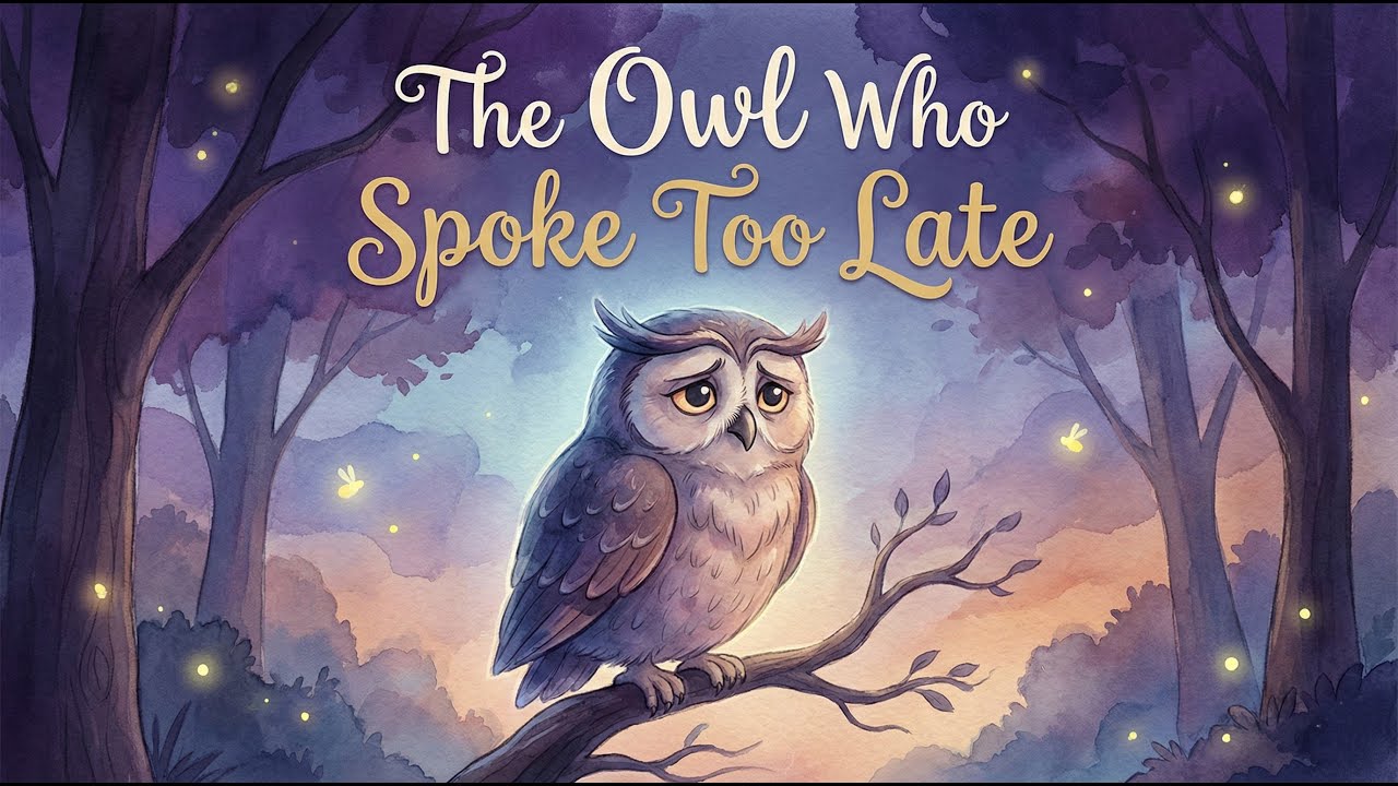 The Quiet Owl’s Lesson | Gentle Moral Story for Children