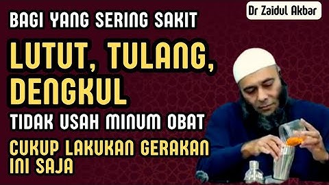 JANGAN SAMPAI SALAH! rahasia menghilangkan sakit sendi & tulang tanpa modal -dr Zaidul Akbar