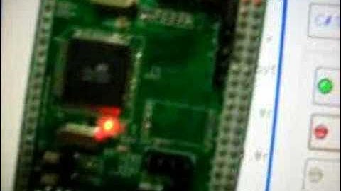 SerialPort Control by C# - Atmega128 EVM Led