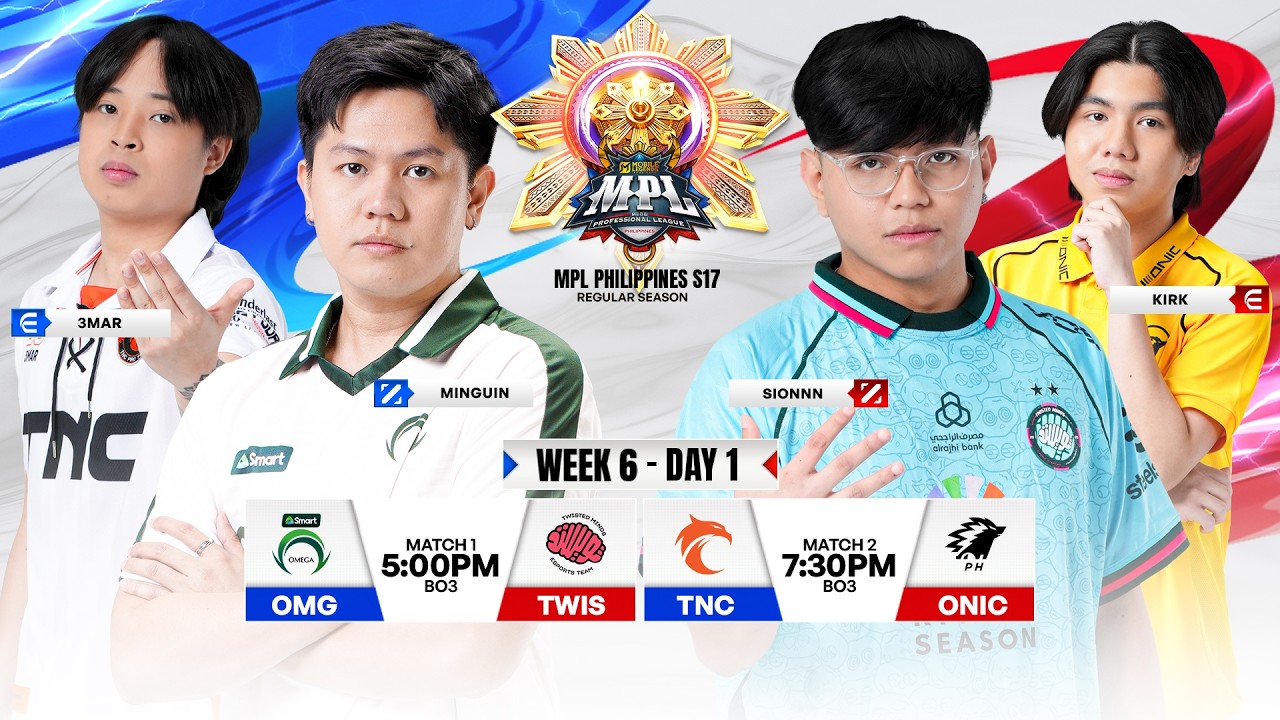 🔴 LIVE | MPL PH S17 | ENGLISH - Week 6 Day 1
