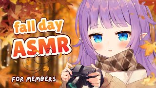 【Members ASMR】Autumn Day with You 🍂 Fall Leaves, Hair Sounds