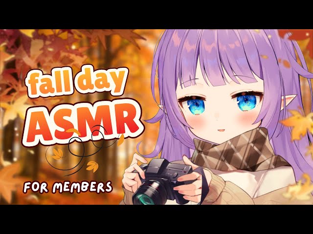 【Members ASMR】Autumn Day with You 🍂 Fall Leaves, Hair Sounds