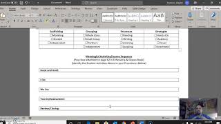SIOP Lesson Framework