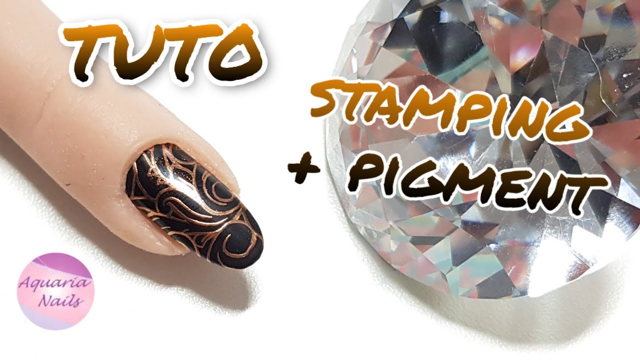 Poser un pigment sur du stamping | TUTO