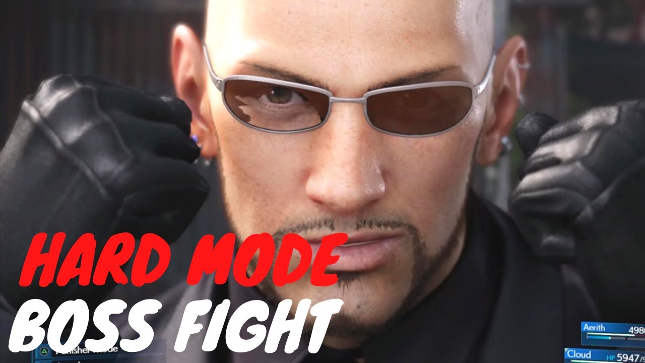 Final Fantasy 7 Remake Rude Hard Mode FFVII Remake