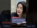LA QUISIERON CALLAR POR DECIR ESTO: "Milei quiere meternos en conflictos bélicos"