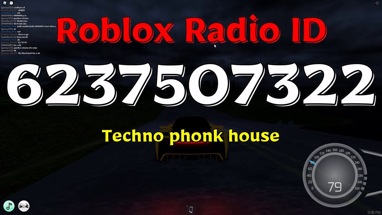 Roblox music id phonk