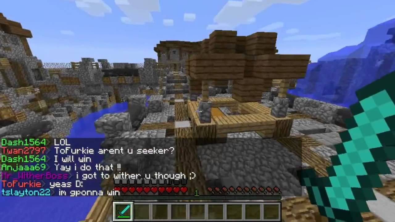 Minecraft Mini Game HIDE AND SEEK! Click on gooDocs Link