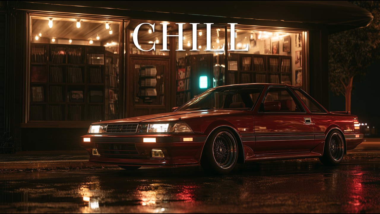 Vinyl Store After Dark Synthwave | Retrowave for Chill and