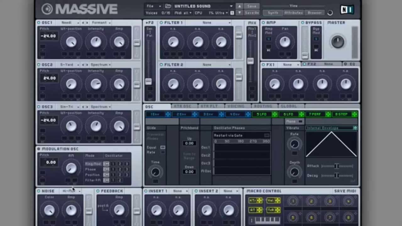Dubstep Electro Buzz Synth Massive Tutorial