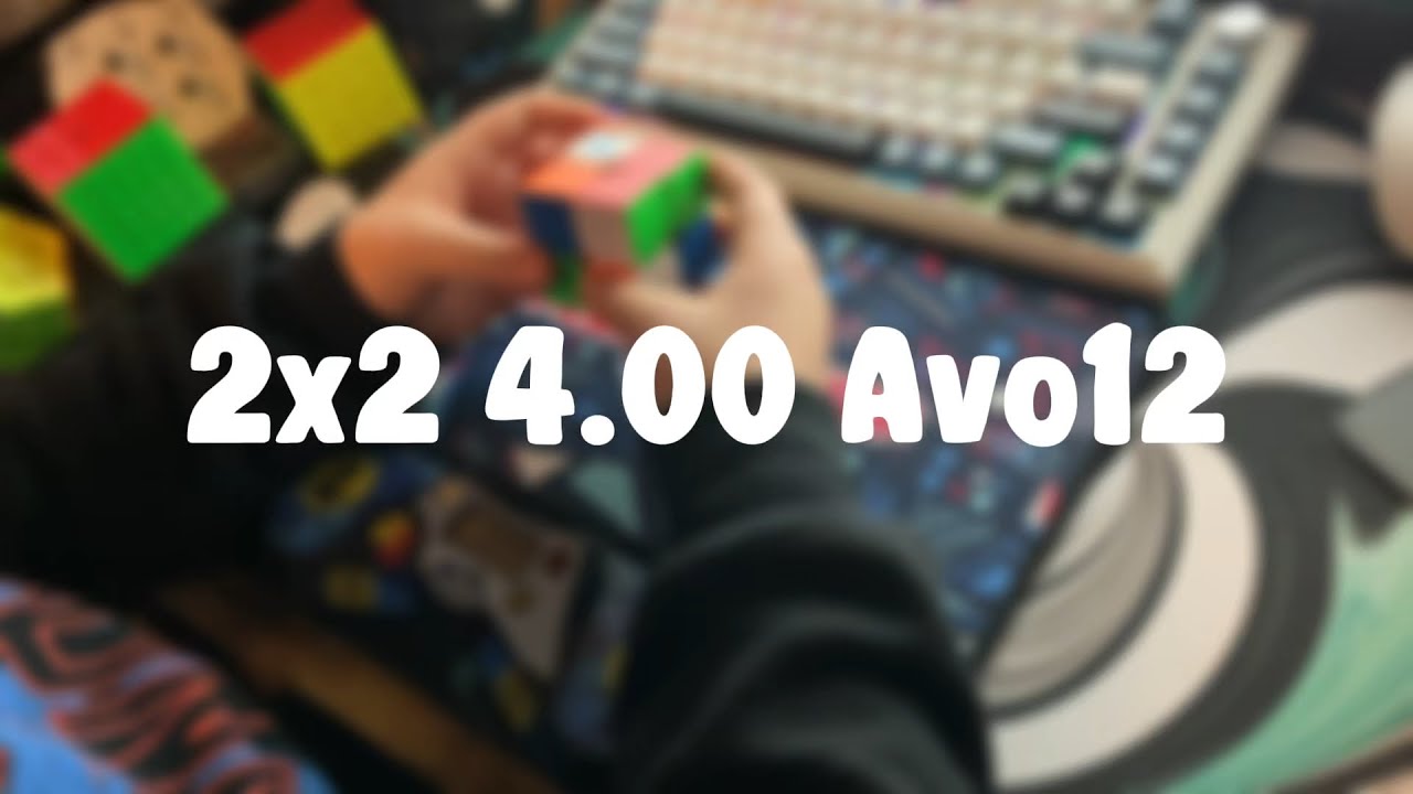 2x2 4.00 Ao12 (Sub for more cubing content!)