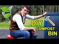 WATCH ME MAKE A DIY COMPOST BIN! (why not)