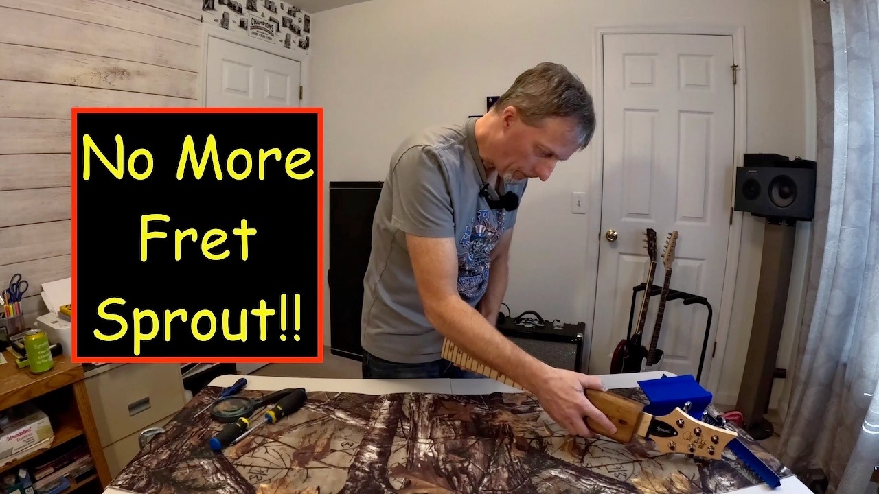 Fixing Guitar Fret Sprout On My PRS Swamp Ash Special!! #guitarrepair # ...