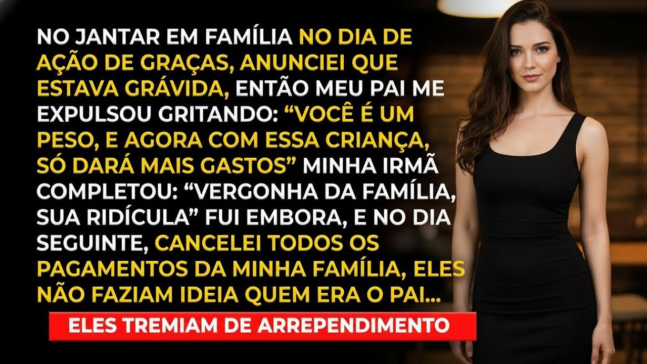 Meus pais me expulsaram de casa no dia de ação de graças, porque anunciei a gravidez, só que eles