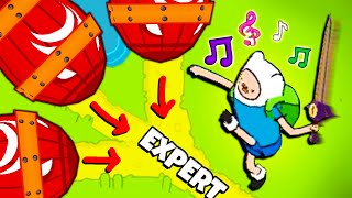 Can FINN solo beat EXTREME in Bloons Adventure Time? screenshot 5