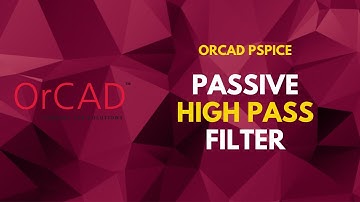 Passive High Pass Filter | PSpice Tutorial