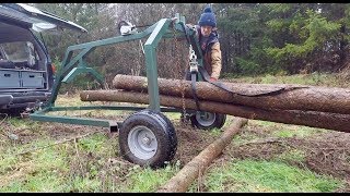 Off Grid Earthbag Workshop Part 16 Harvesting Roof Logs Wealth